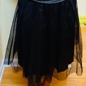 Black Tulle Skirt